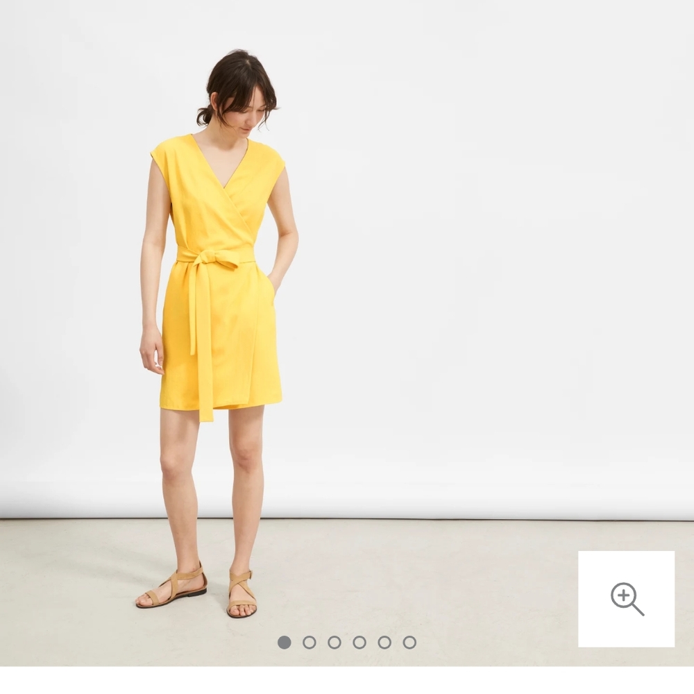 Everlane Yellow Mini Dress